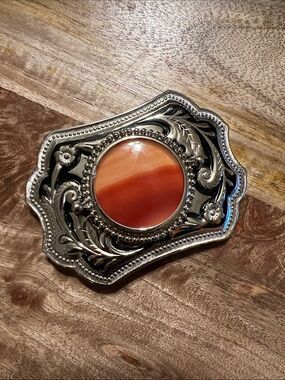 Vintage Western Embossed Belt Buckle